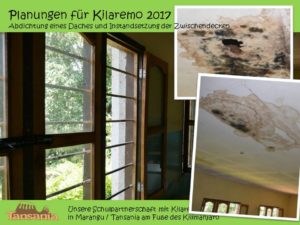 2017 - Kilaremo - Instandsetzung Dächer und Zwischendecken